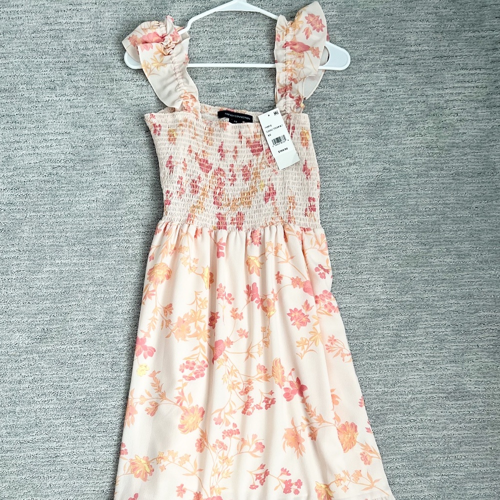 NWT French Connection Diana Verona Floral Print Mid-Calf Maxi Dress- Size XS